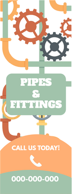 Custom Outdoor Yard Signs Multiple Sizes Pipes and Fittings Call Us Today!