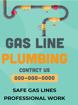 Custom Outdoor Yard Signs Multiple Sizes Safe Gas Lines Professional Work