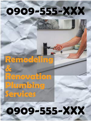 Custom Outdoor Yard Signs Multiple Sizes Remodeling and Renovation Plumbing Services
