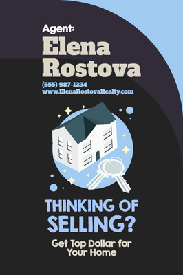 Custom Palm Cards Multiple Sizes Home Selling