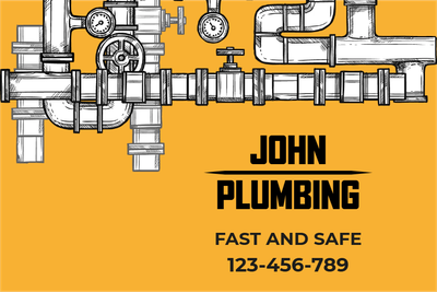 Custom Outdoor Yard Signs Multiple Sizes John Plumbing