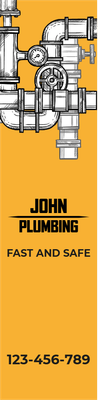 Custom Outdoor Yard Signs Multiple Sizes John Plumbing