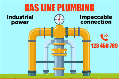 Custom Outdoor Yard Signs Multiple Sizes Gas Line Plumbing Industrial Power
