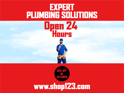 Custom Outdoor Yard Signs Multiple Sizes Plumbing Solutions