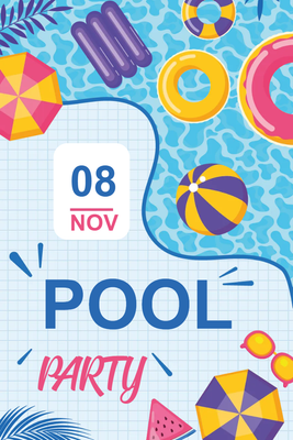 Custom Outdoor Yard Signs Multiple Sizes For Pool Party