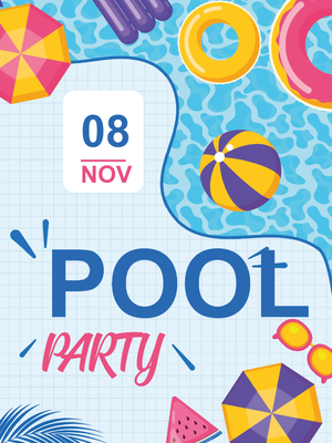 Custom Outdoor Yard Signs Multiple Sizes For Pool Party