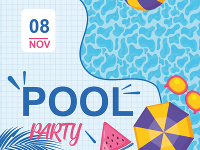 Custom Outdoor Yard Signs Multiple Sizes For Pool Party