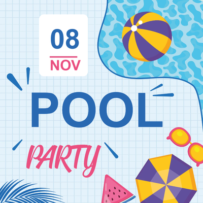 Custom Outdoor Yard Signs Multiple Sizes For Pool Party