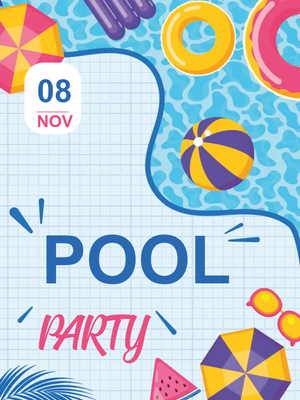 Custom Outdoor Yard Signs Multiple Sizes For Pool Party