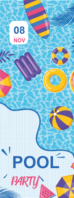Custom Outdoor Yard Signs Multiple Sizes For Pool Party