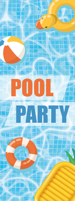 Custom Outdoor Yard Signs Multiple Sizes Pool Fun Party