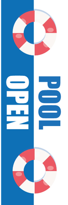 Custom Outdoor Yard Signs Multiple Sizes Pool Now Open