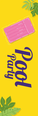 Custom Outdoor Yard Signs Multiple Sizes Fun Pool Party