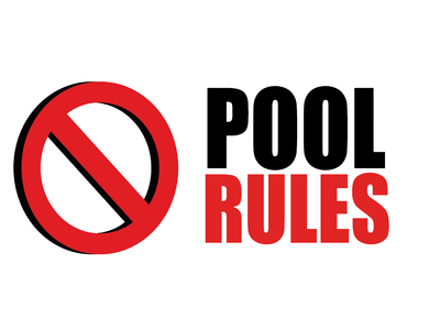 Custom Outdoor Yard Signs Multiple Sizes Pool Rules