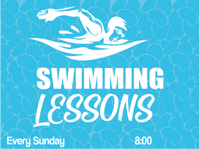 Custom Outdoor Yard Signs Multiple Sizes Swimming Lessons