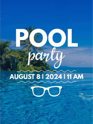 Custom Outdoor Yard Signs Multiple Sizes Pool Party Splash