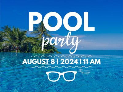 Custom Outdoor Yard Signs Multiple Sizes Pool Party Splash