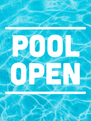 Custom Outdoor Yard Signs Multiple Sizes Pool Open