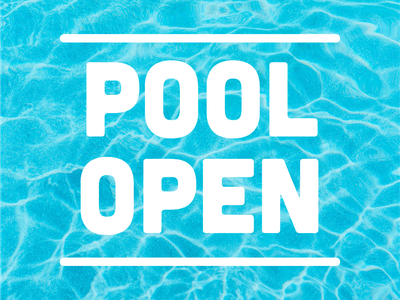 Custom Outdoor Yard Signs Multiple Sizes Pool Open