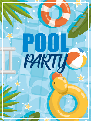 Custom Outdoor Yard Signs Multiple Sizes Kiddie Pool Party