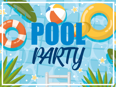 Custom Outdoor Yard Signs Multiple Sizes Kiddie Pool Party