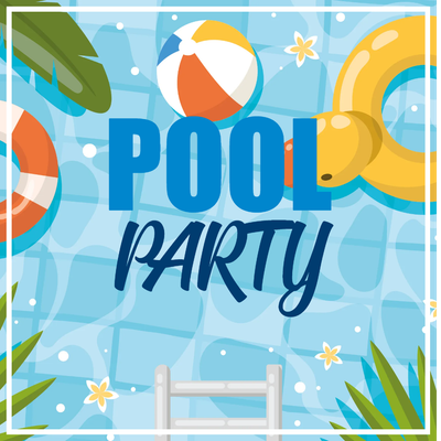 Custom Outdoor Yard Signs Multiple Sizes Kiddie Pool Party