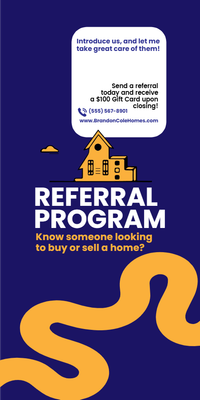 Custom Palm Cards Multiple Sizes Referral Program