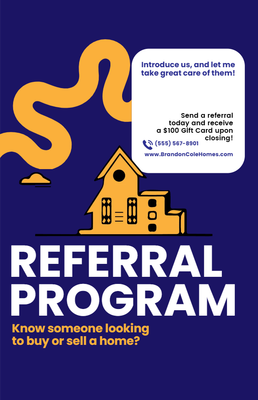 Custom Palm Cards Multiple Sizes Referral Program