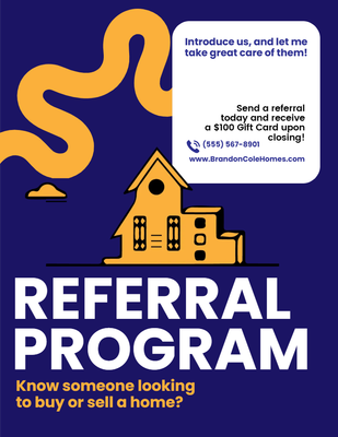 Custom Palm Cards Multiple Sizes Referral Program