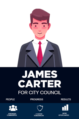 Custom Palm Cards Multiple Sizes Council Candidate
