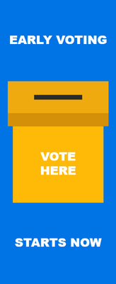 Custom Palm Cards Multiple Sizes Early Voting