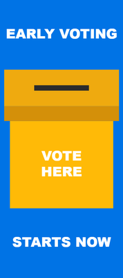 Custom Palm Cards Multiple Sizes Early Voting