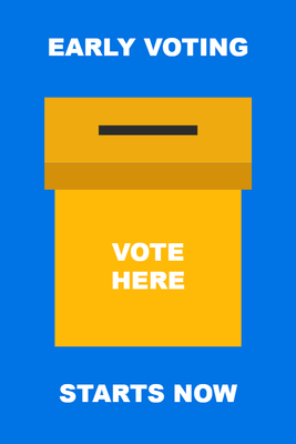 Custom Palm Cards Multiple Sizes Early Voting