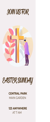 Custom Palm Cards Multiple Sizes Easter Sunday