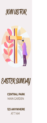 Custom Palm Cards Multiple Sizes Easter Sunday