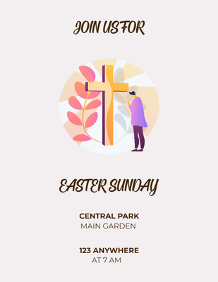 Custom Palm Cards Multiple Sizes Easter Sunday
