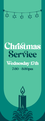 Custom Palm Cards Multiple Sizes Christmas Service
