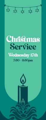 Custom Palm Cards Multiple Sizes Christmas Service