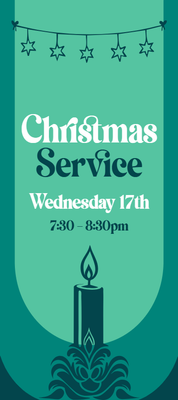 Custom Palm Cards Multiple Sizes Christmas Service