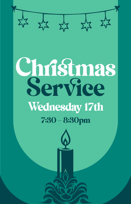 Custom Palm Cards Multiple Sizes Christmas Service