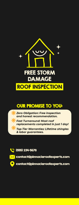 Custom Palm Cards Multiple Sizes Storm Damage Repair