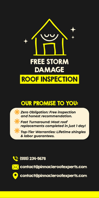 Custom Palm Cards Multiple Sizes Storm Damage Repair
