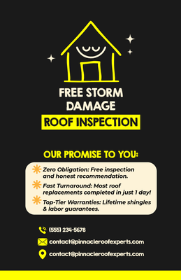 Custom Palm Cards Multiple Sizes Storm Damage Repair