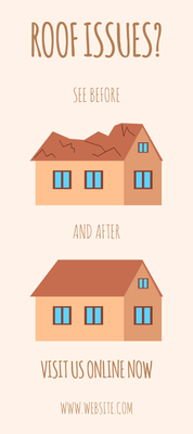 Custom Palm Cards Multiple Sizes Roof Fixing
