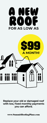 Custom Palm Cards Multiple Sizes Roof Financing