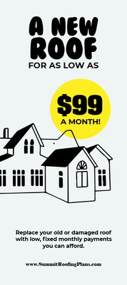 Custom Palm Cards Multiple Sizes Roof Financing