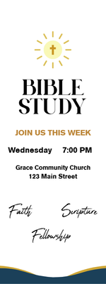 Custom Palm Cards Multiple Sizes Bible Study