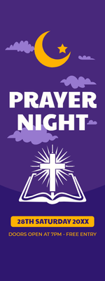 Custom Palm Cards Multiple Sizes Prayer Night