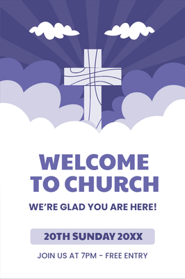 Custom Palm Cards Multiple Sizes New Member Welcome