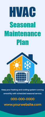 Custom Palm Cards Multiple Sizes Seasonal Maintenance Plan